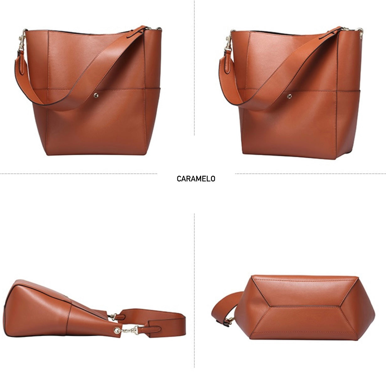 Bolsa Delphina Couro